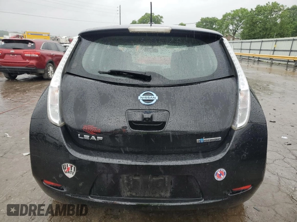 2015 Nissan LEAF SV with VIN 1N4AZ0CP4FC329980, listed as a Copart auction lot 51657903 with 70,645 mi miles. Bid and sale history available at carsss.com. Image 6.