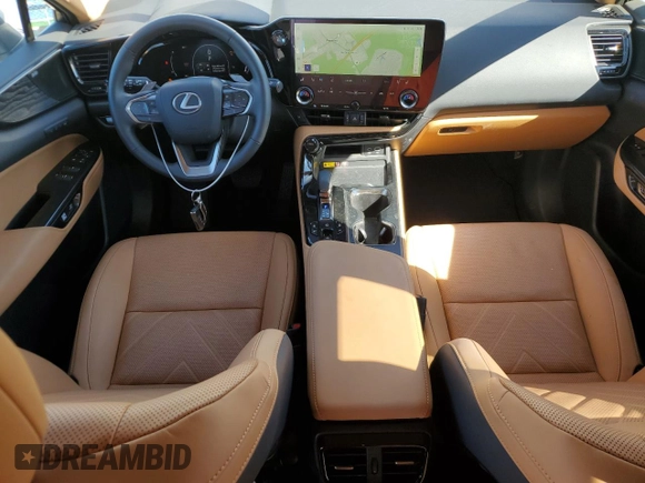 2024 Lexus NX with VIN JTJHGCEZ2R2018411, listed as a Copart auction lot 74916944 with 7,495 mi miles and Salvage Title. Bid and sale history available at carsss.com. Image 8.