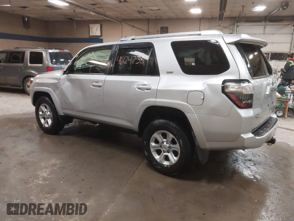 2018 Toyota 4Runner SR5 with VIN JTEBU5JR5J5501151, listed as a IAAI auction lot 41924738 with 83,505 mi miles and . Bid and sale history available at DreamBid. Image 3.