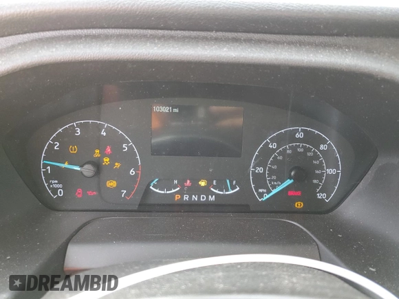 2023 Ford Transit Cargo with VIN 1FTBW2XG9PKB73049, listed as a Copart auction lot 50264605 with 103,021 mi miles and Salvage title. Bid and sale history available at DreamBid. Image 9.