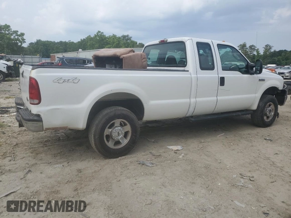 2005 Ford F-250 XL with VIN 1FTSX21595EA44275, listed as a Copart auction lot 57294604 with 253,438 mi miles and Clean title. Bid and sale history available at DreamBid. Image 3.