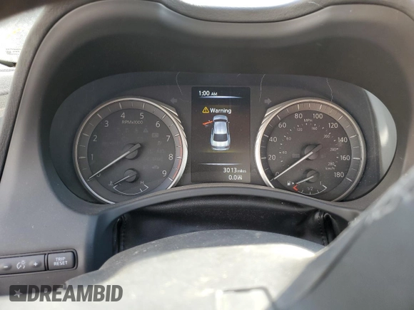 2024 Infiniti Q50 Luxe with VIN JN1EV7BR6RM630707, listed as a Copart auction lot 77115644 with 3,013 mi miles and Salvage Title. Bid and sale history available at DreamBid. Image 9.