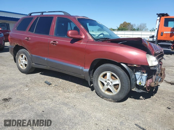 2004 Hyundai Santa Fe GLS with VIN KM8SC73E14U720076, listed as a Copart auction lot 72082964 with 393,452 mi miles and Non Repairable. Bid and sale history available at carsss.com. Image 4.