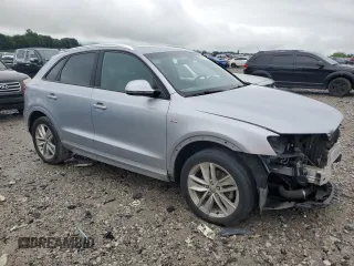 2018 Audi Q3 Premium with VIN WA1BCCFSXJR003408, listed as a Copart auction lot 60112115 with 128,146 mi miles and Salvage title. Bid and sale history available at DreamBid. Image 4.