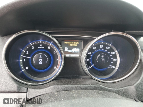 2014 Hyundai Sonata SE with VIN 5NPEC4AC0EH820151, listed as a Copart auction lot 50064345 with 178,442 mi miles and Salvage Title. Bid and sale history available at DreamBid. Image 9.