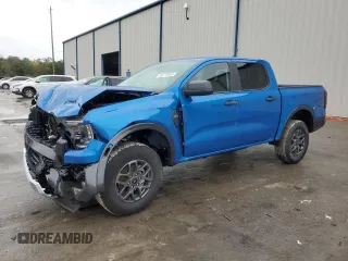 2024 Ford Ranger XLT with VIN 1FTER4GH4RLE59865, listed as a Copart auction lot 89270655 with 586 mi miles and Salvage title. Bid and sale history available at DreamBid. Image 1.