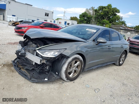 2021 Hyundai Sonata SE with VIN 5NPEG4JA4MH117685, listed as a Copart auction lot 48655575 with 32,355 mi miles and Non Repairable. Bid and sale history available at carsss.com. Image 1.
