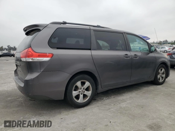2012 Toyota Sienna LE AAS with VIN 5TDKK3DC0CS242667, listed as a Copart auction lot 65041005 with 196,322 mi miles and Clean title. Bid and sale history available at DreamBid. Image 3.