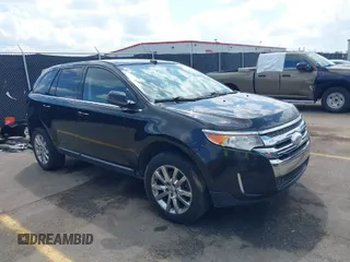 2012 Ford Edge Limited with VIN 2FMDK4KC2CBA55185, listed as a IAAI auction lot 41954097 with 180,142 mi miles. Bid and sale history available at carsss.com. Image 1.