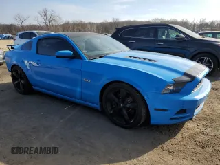 2013 Ford Mustang GT with VIN 1ZVBP8CFXD5283712, listed as a Copart auction lot 49121165 with 68,032 mi miles and Salvage Title. Bid and sale history available at carsss.com. Image 4.
