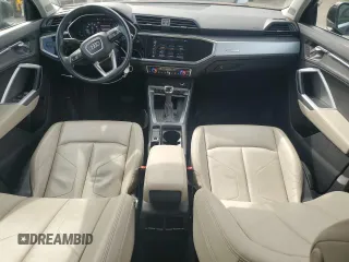2020 Audi Q3 Premium with VIN WA1AECF35L1035909, listed as a Copart auction lot 49854725 with 78,602 mi miles and Salvage title. Bid and sale history available at DreamBid. Image 8.