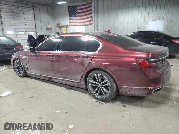 2022 BMW 7 Series 750i xDrive z VIN WBA7U2C04NCG88407, wystawiony jako Copart lot #42753005 z przebiegiem 22 950 mil mil oraz Nie do naprawy • Non repairable. Historia ofert i sprzedaży dostępna na DreamBid. Obrazek 2.