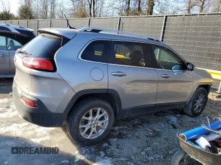 2014 Jeep Cherokee Latitude with VIN 1C4PJMCS0EW298375, listed as a Copart auction lot 41837255 with 123,517 mi miles and Salvage Title. Bid and sale history available at carsss.com. Image 3.
