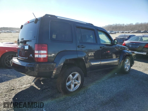 2008 Jeep Liberty Limited with VIN 1J8GN58K78W195728, listed as a Copart auction lot 46174195 with 130,855 mi miles and Salvage Title. Bid and sale history available at DreamBid. Image 3.