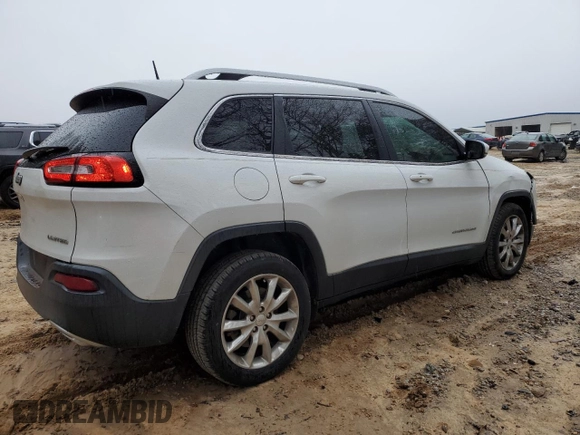 2017 Jeep Cherokee Limited with VIN 1C4PJLDS1HW626691, listed as a Copart auction lot 45802675 with 83,910 mi miles and Salvage Title. Bid and sale history available at carsss.com. Image 3.