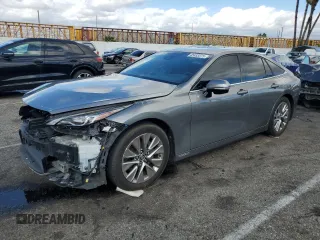 2023 Toyota Mirai XLE with VIN JTDAAAAA9PA010058, listed as a Copart auction lot 45433075 with 21,386 mi miles and Salvage Title. Bid and sale history available at carsss.com. Image 1.