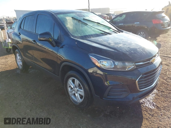 2022 Chevrolet Trax LS with VIN KL7CJNSM9NB550474, listed as a IAAI auction lot 41619498 with 96,372 mi miles. Bid and sale history available at carsss.com. Image 1.