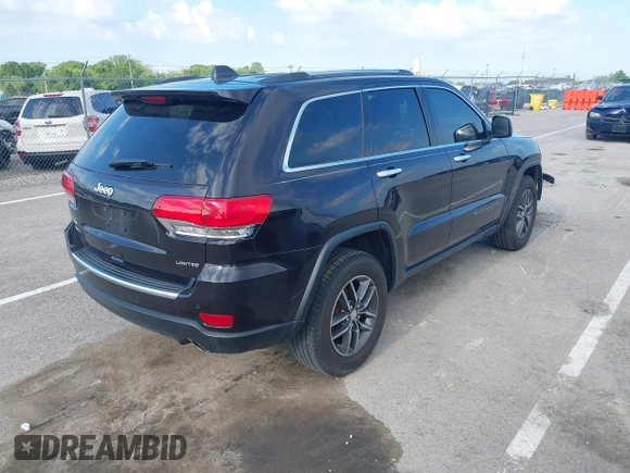 2018 Jeep Grand Cherokee Limited with VIN 1C4RJFBG4JC433449, listed as a IAAI auction lot 42219850 with 111,961 mi miles and . Bid and sale history available at DreamBid. Image 4.