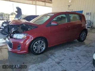 2017 Chevrolet Sonic LT with VIN 1G1JD6SH4H4143240, listed as a Copart auction lot 48471215 with 122,691 mi miles and Salvage Title. Bid and sale history available at carsss.com. Image 1.