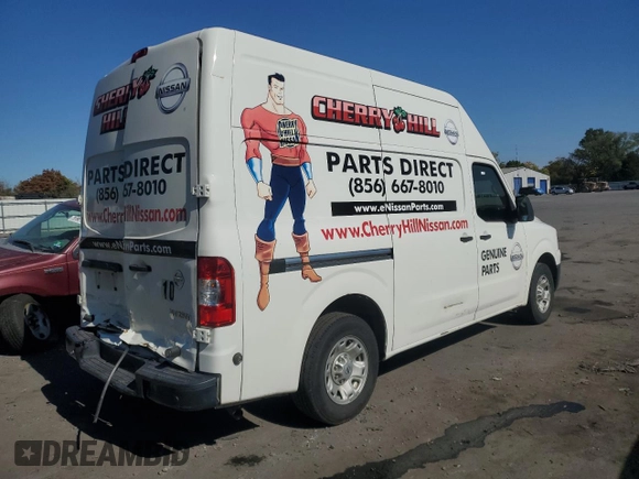 2017 Nissan NV Cargo SV z VIN 1N6BF0LY5HN808980, wystawiony jako Copart lot #71372394 z przebiegiem 207 573 mil mil oraz Szkoda całkowita • Salvage title. Historia ofert i sprzedaży dostępna na DreamBid. Obrazek 3.