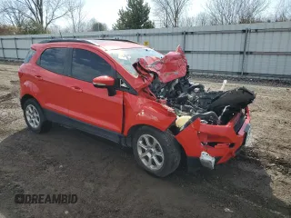 2020 Ford EcoSport SE z VIN MAJ3S2GE6LC320808, wystawiony jako Copart lot #48477205 z przebiegiem Nie podano mil oraz Tytuł czysty. Historia ofert i sprzedaży dostępna na DreamBid. Obrazek 4.