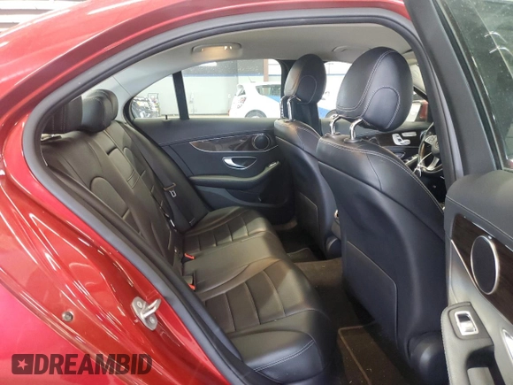 2016 Mercedes-Benz C 300 Luxury with VIN 55SWF4KB8GU157719, listed as a Copart auction lot 53180595 with 114,888 mi miles and Salvage Title. Bid and sale history available at carsss.com. Image 10.