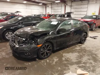 2020 Honda Civic Sedan Sport with VIN 2HGFC2F83LH569159, listed as a IAAI auction lot 41833183 with 97,100 mi miles. Bid and sale history available at carsss.com. Image 20.