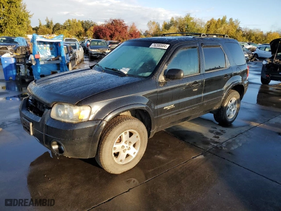 2007 Ford Escape Limited with VIN 1FMCU04117KA07392, listed as a Copart auction lot 76208504 with 194,332 mi miles and Salvage Title. Bid and sale history available at carsss.com. Image 1.
