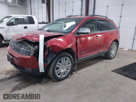 2008 Lincoln MKX with VIN 2LMDU88C78BJ09729, listed as a IAAI auction lot 41797812 with 109,161 mi miles and . Bid and sale history available at DreamBid. Image 2.