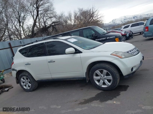 2007 Nissan Murano SL with VIN JN8AZ08W97W626418, listed as a IAAI auction lot 41801228 with 206,287 mi miles. Bid and sale history available at carsss.com. Image 13.