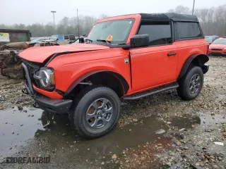 2022 Ford Bronco with VIN 1FMDE5AH9NLB12334, listed as a Copart auction lot 83205734 with 12,789 mi miles and Salvage Title. Bid and sale history available at carsss.com. Image 1.