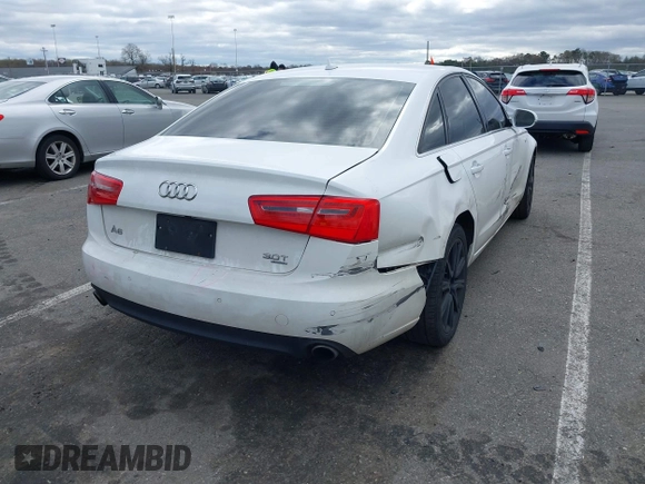 2013 Audi A6 Premium Plus with VIN WAUGGAFCXDN124879, listed as a IAAI auction lot 42041791 with 162,388 mi miles and . Bid and sale history available at DreamBid. Image 4.
