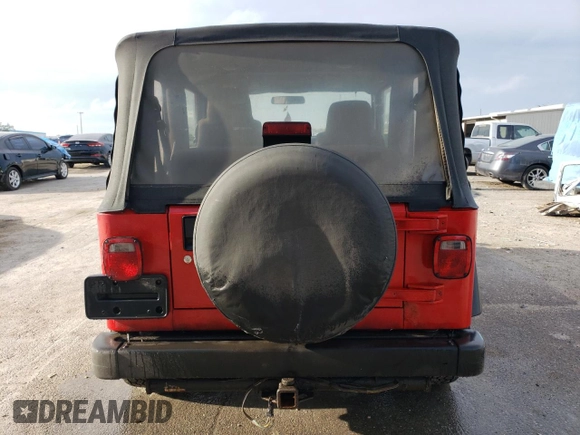 2004 Jeep Wrangler X with VIN 1J4FA39S94P709062, listed as a Copart auction lot 45573034 with 203,502 mi miles and Salvage Title. Bid and sale history available at carsss.com. Image 6.