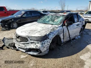 2019 Acura TLX w/A-Spec Pkg with VIN 19UUB2F65KA009682, listed as a Copart auction lot 44490575 with 0 mi miles and Non Repairable. Bid and sale history available at carsss.com. Image 1.