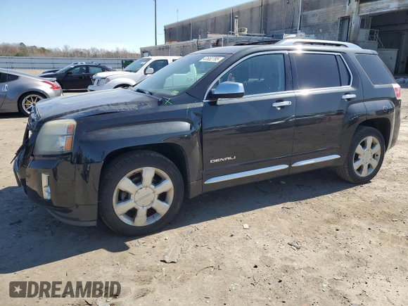 2013 GMC Terrain Denali with VIN 2GKFLYE32D6419374, listed as a Copart auction lot 47652795 with 189,750 mi miles and Clean Title. Bid and sale history available at DreamBid. Image 1.