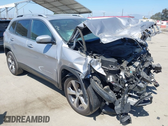 2021 Jeep Cherokee Limited with VIN 1C4PJLDX0MD100067, listed as a IAAI auction lot 42273029 with 84,579 mi miles and . Bid and sale history available at DreamBid. Image 1.