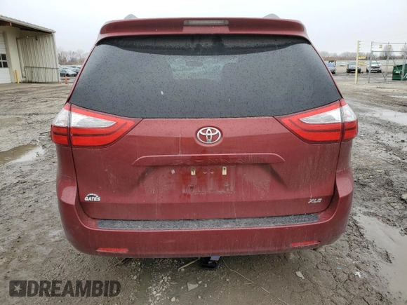 2016 Toyota Sienna XLE with VIN 5TDYK3DC8GS704389, listed as a Copart auction lot 48243405 with 92,755 mi miles and Clean Title. Bid and sale history available at carsss.com. Image 6.