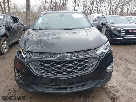 2021 Chevrolet Equinox Premier with VIN 2GNAXNEV4M6125086, listed as a IAAI auction lot 41475387 with 53,387 mi miles. Bid and sale history available at carsss.com. Image 12.