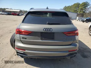 2021 Audi Q3 S line Premium Plus with VIN WA1EECF32M1028239, listed as a Copart auction lot 46702965 with 50,244 mi miles and Salvage Title. Bid and sale history available at carsss.com. Image 6.