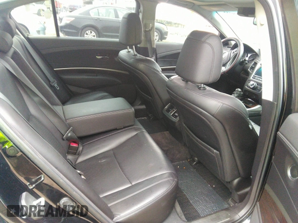 2014 Acura RLX Tech Pkg with VIN JH4KC1F56EC007418, listed as a IAAI auction lot 41790185 with 130,288 mi miles. Bid and sale history available at carsss.com. Image 8.