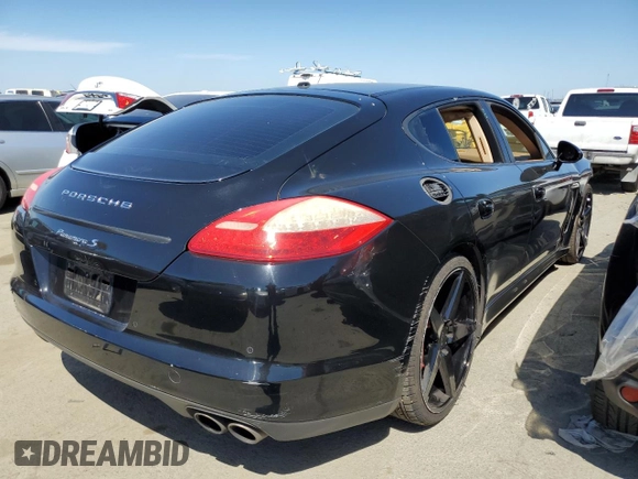 2010 Porsche Panamera S with VIN WP0AB2A78AL064146, listed as a Copart auction lot 52550264 with 120,199 mi miles and Salvage title. Bid and sale history available at DreamBid. Image 3.