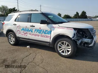 2015 Ford Explorer with VIN 1FM5K8B8XFGA45007, listed as a Copart auction lot 59837085 with 82,353 mi miles and Salvage title. Bid and sale history available at DreamBid. Image 4.