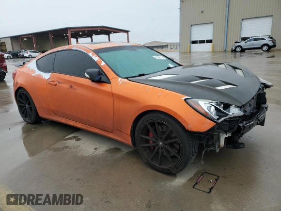 2016 Hyundai Genesis Coupe 3.8L Ultimate with VIN KMHHU6KJ3GU133155, listed as a Copart auction lot 82399704 with 0 mi miles and Salvage Title. Bid and sale history available at carsss.com. Image 4.