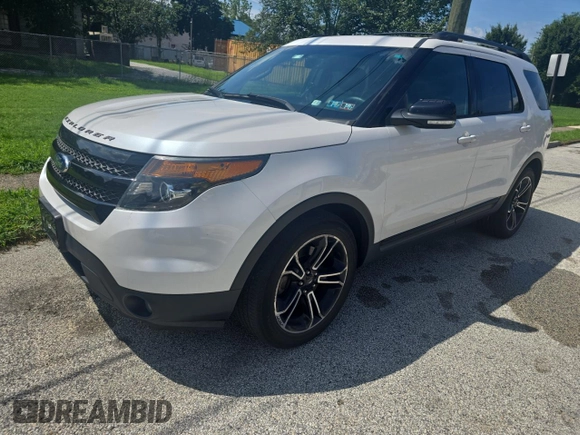 2015 Ford Explorer Sport z VIN 1FM5K8GT7FGA38206, wystawiony jako Copart lot #65540875 z przebiegiem 130 275 mil mil oraz Czysty tytuł • Clean title. Historia ofert i sprzedaży dostępna na DreamBid. Obrazek 2.