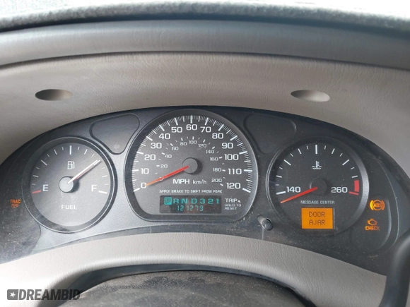 2000 Chevrolet Impala with VIN 2G1WF55KXY9295957, listed as a IAAI auction lot 41644640 with 121,279 mi miles. Bid and sale history available at carsss.com. Image 7.