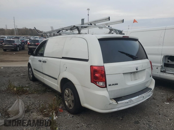 2013 Ram Cargo Van Tradesman with VIN 2C4JRGAG7DR813040, listed as a Copart auction lot 77424244 with 254,356 mi miles and Salvage Title. Bid and sale history available at carsss.com. Image 2.