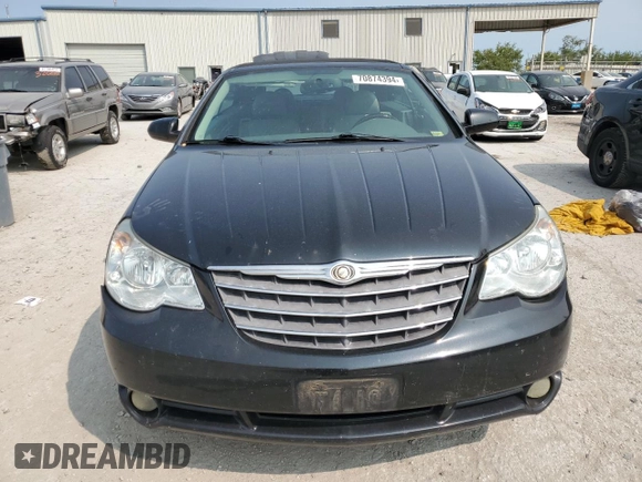 2008 Chrysler Sebring Limited with VIN 1C3LC65M28N135731, listed as a Copart auction lot 70874394 with 158,963 mi miles and Salvage Title. Bid and sale history available at carsss.com. Image 5.