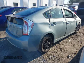 2013 Toyota Prius One with VIN JTDKN3DU2D5681411, listed as a IAAI auction lot 41687126 with 166,146 mi miles. Bid and sale history available at carsss.com. Image 4.