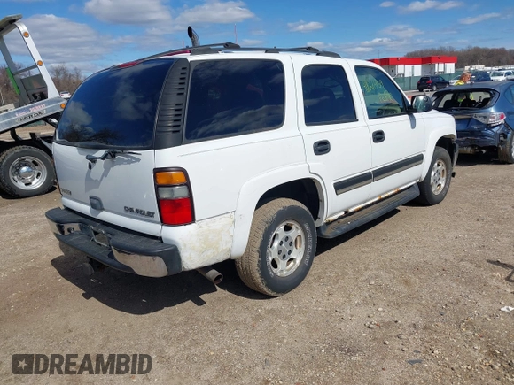 2005 Chevrolet Tahoe LS with VIN 1GNEK13T65J198121, listed as a IAAI auction lot 41826459 with 233,718 mi miles and . Bid and sale history available at DreamBid. Image 4.