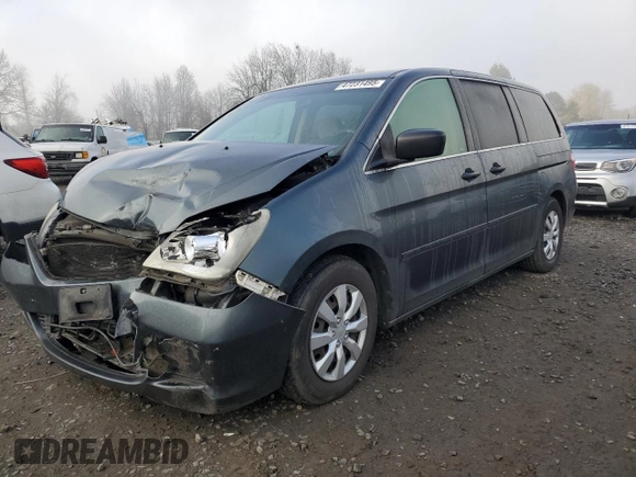 2006 Honda Odyssey LX with VIN 5FNRL382X6B097238, listed as a Copart auction lot 47231495 with 155,289 mi miles and Salvage Title. Bid and sale history available at carsss.com. Image 1.